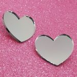 Σκουλαρίκια Love Ασημί